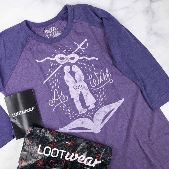 Princess Bride Raglan top with 3/4 length sleeves - Picture 1 of 5